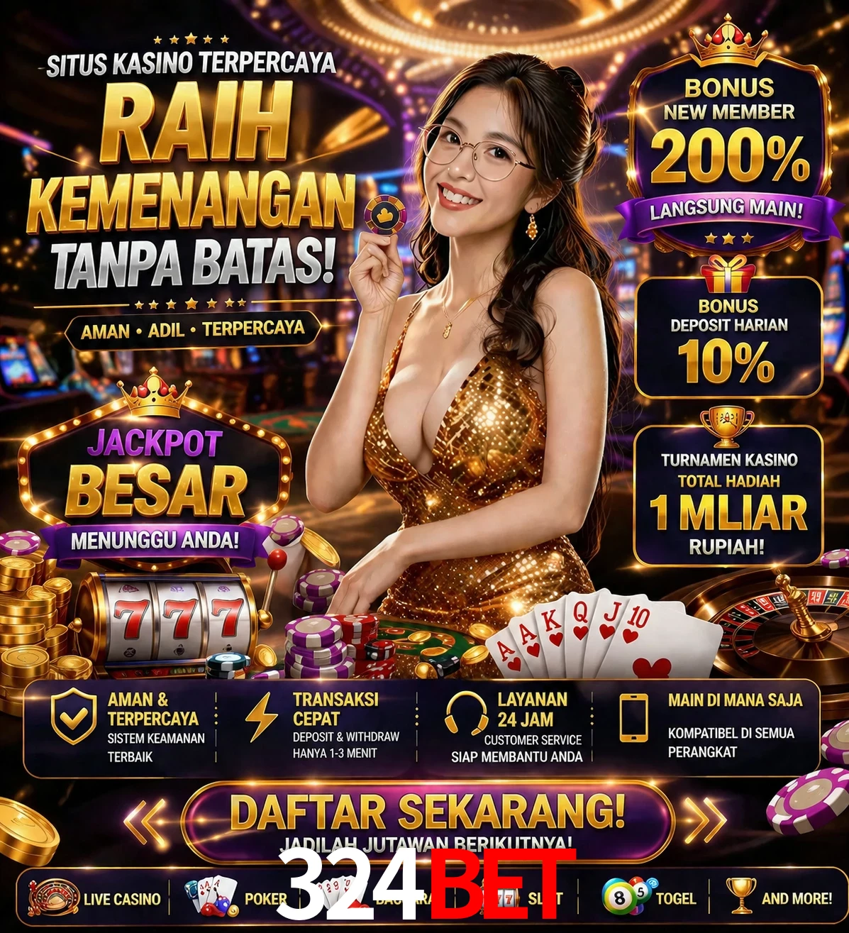 Roleta e blackjack 324bet