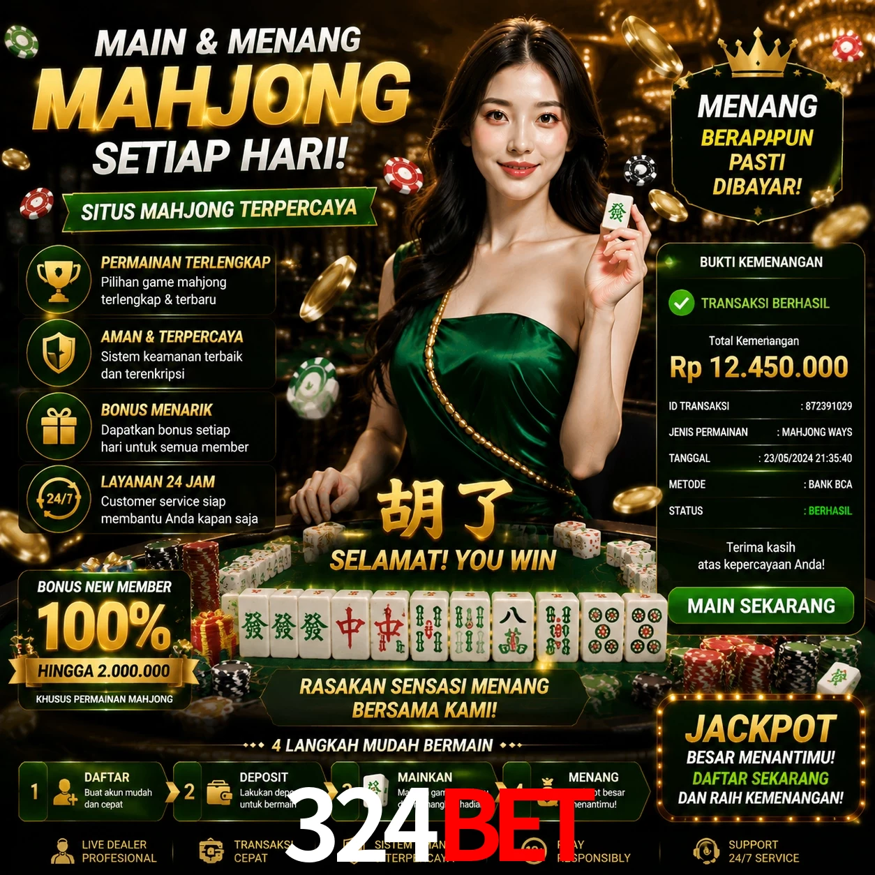 Ganhar e sacar na 324bet